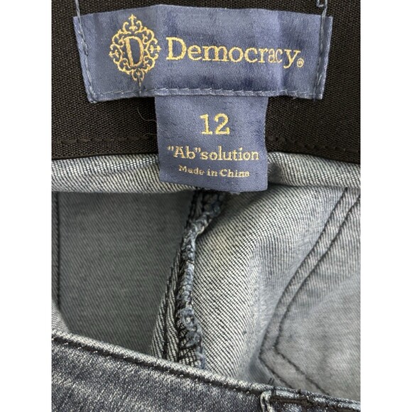 Democracy Jeans Womens 12 Blue Jeggings Ab Technology Booty Lift Stretch New - Picture 11 of 12